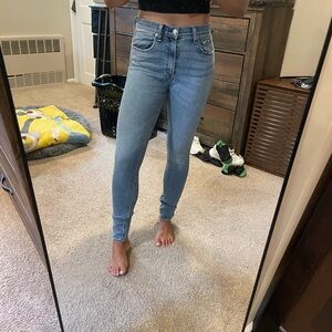 Rag & Bone HIGH RISE SKINNY ANKLE